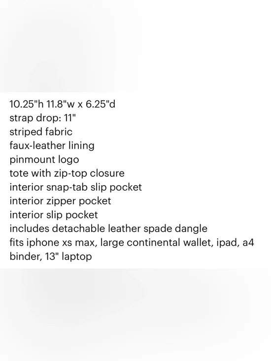 Kate Spade | Market Top Zip Tote Blue Multi - Picture 10 of 10